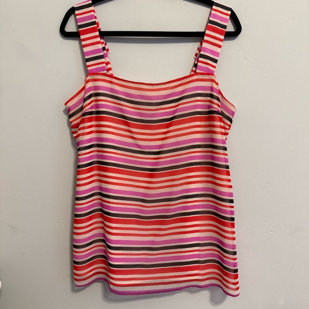 CAbi Multicolor Striped Tank Top Sz. M